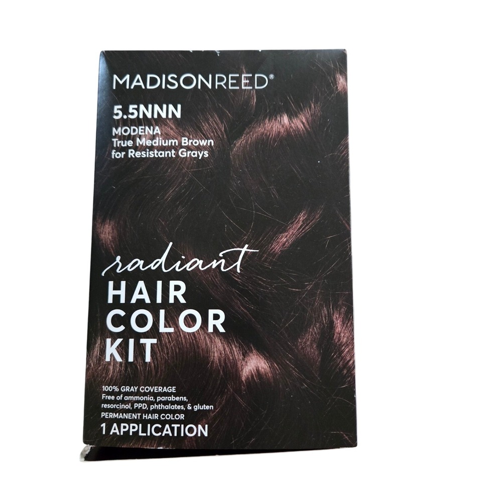 Madison Reed Hair Color Kit Women OS Modena 5.5NNN New Medium Brown Permanent